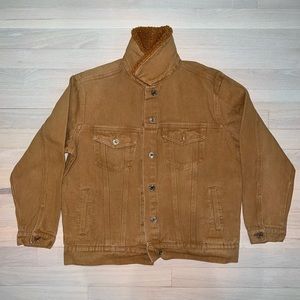 Brown Misguided Denim Jacket